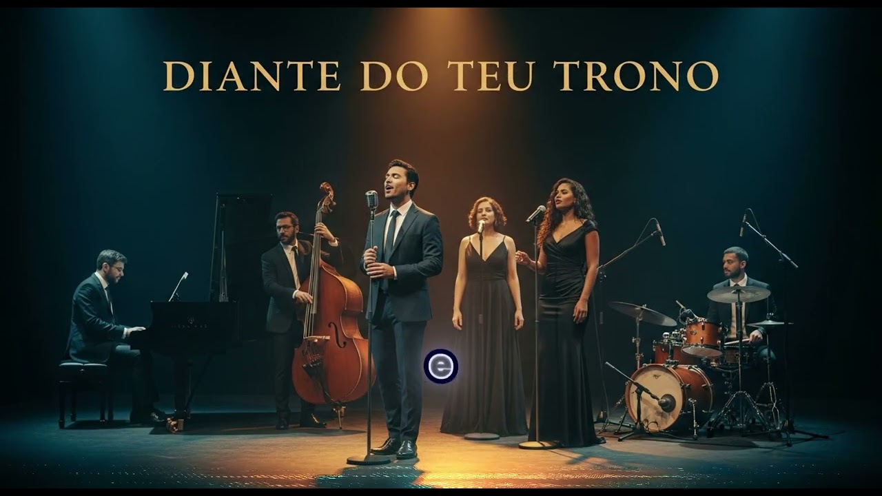 Diante Do Teu Trono - LeoIaGospel 🙌✨DignoDeLouvorIA