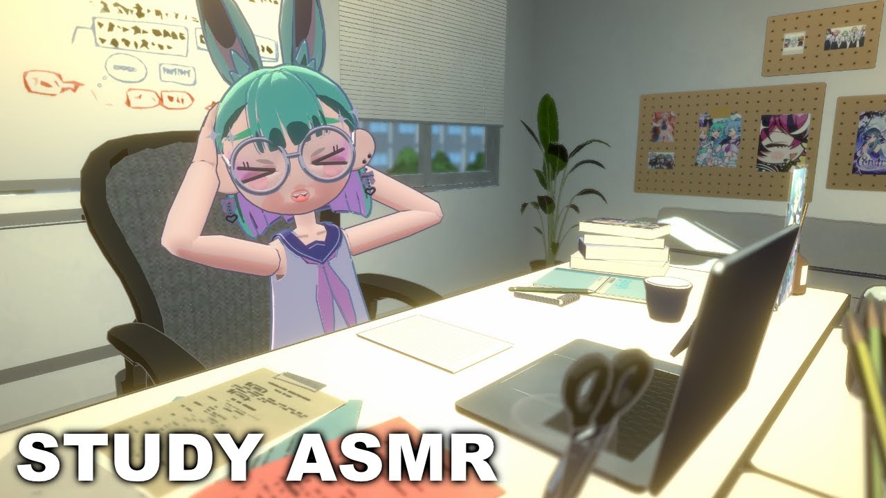 NIJI Study Club ! 📖 (homework asmr)