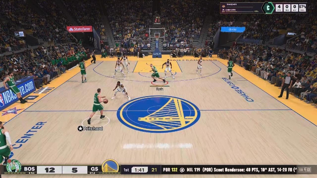 NBA 2K25 Golden state Warriors Vs Boston Celtics