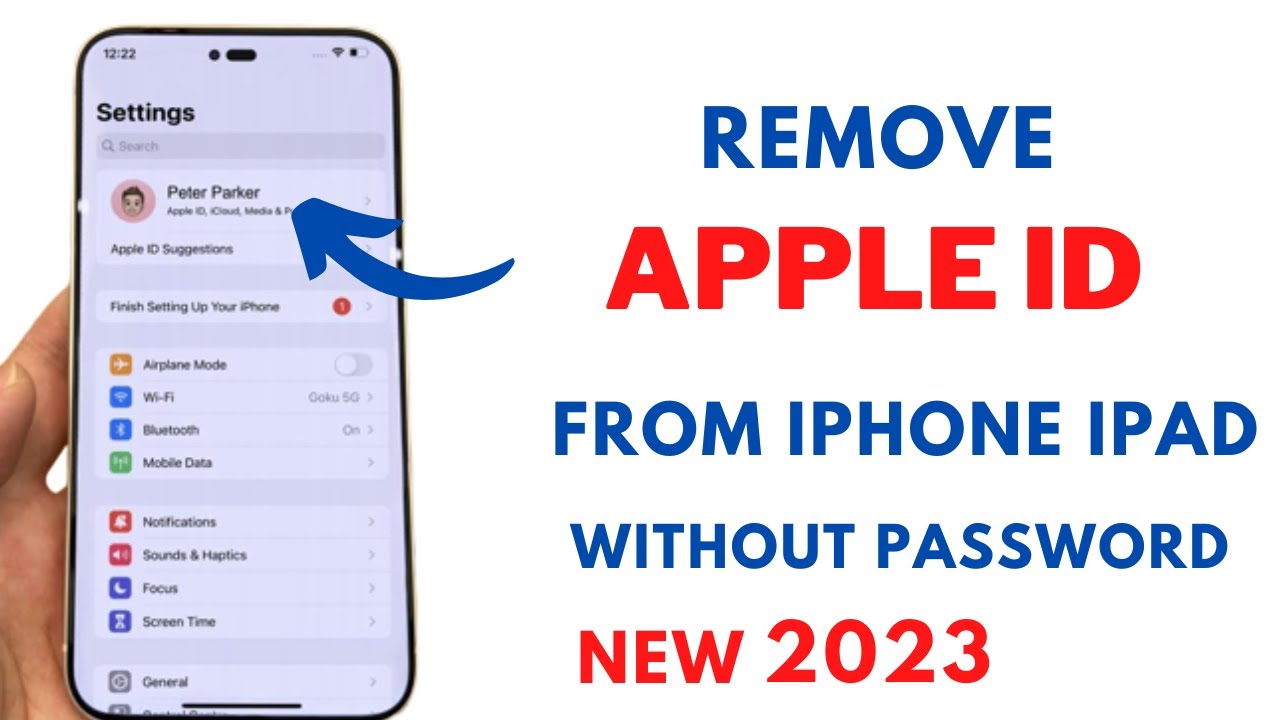 How To Sign Out Apple ID Without Password iPhone And iPad 2023 !! Remove Apple ID
