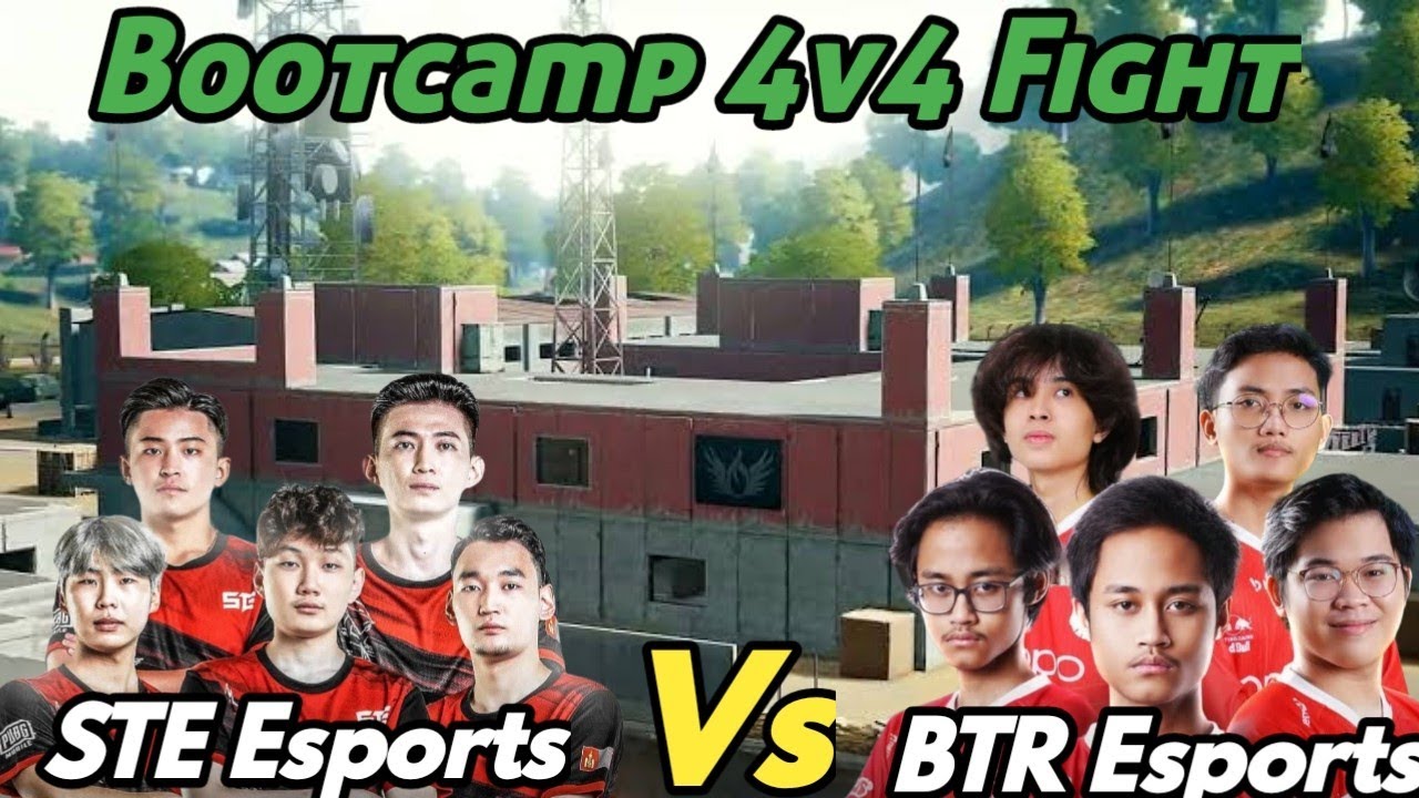 BTR vs STE Bootcamp 4v4 Fight in Scrims | BTR Uhighboy | Ste Action