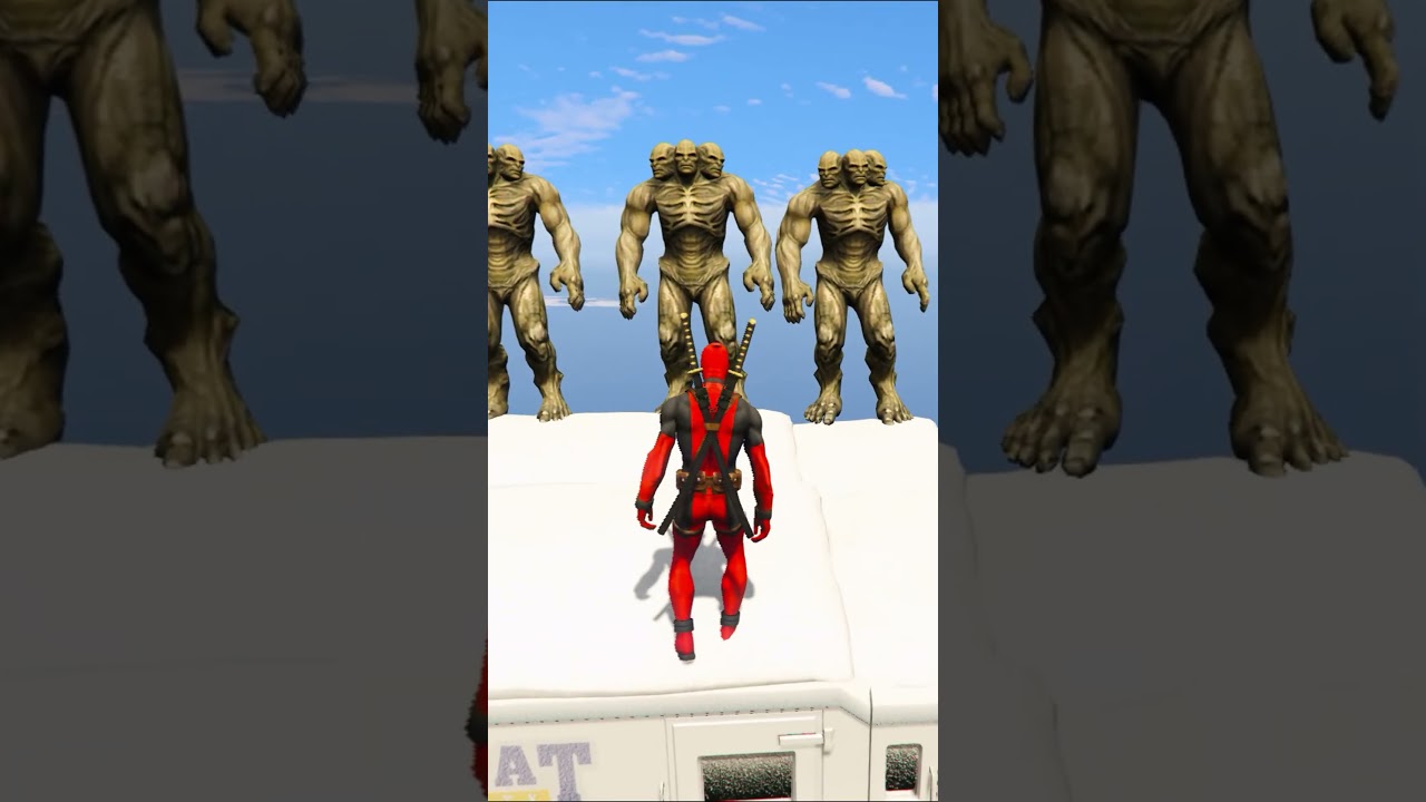 GTA 5 Epic Deadpool Ragdolls | Jumps | Fails Episode 29 