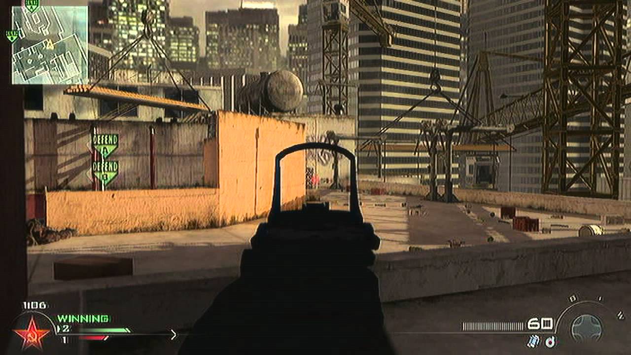 MW2 Gamebattles: 3v3 Search and Destroy Vs. 6th on ladder (top page) - Highrise (HD)