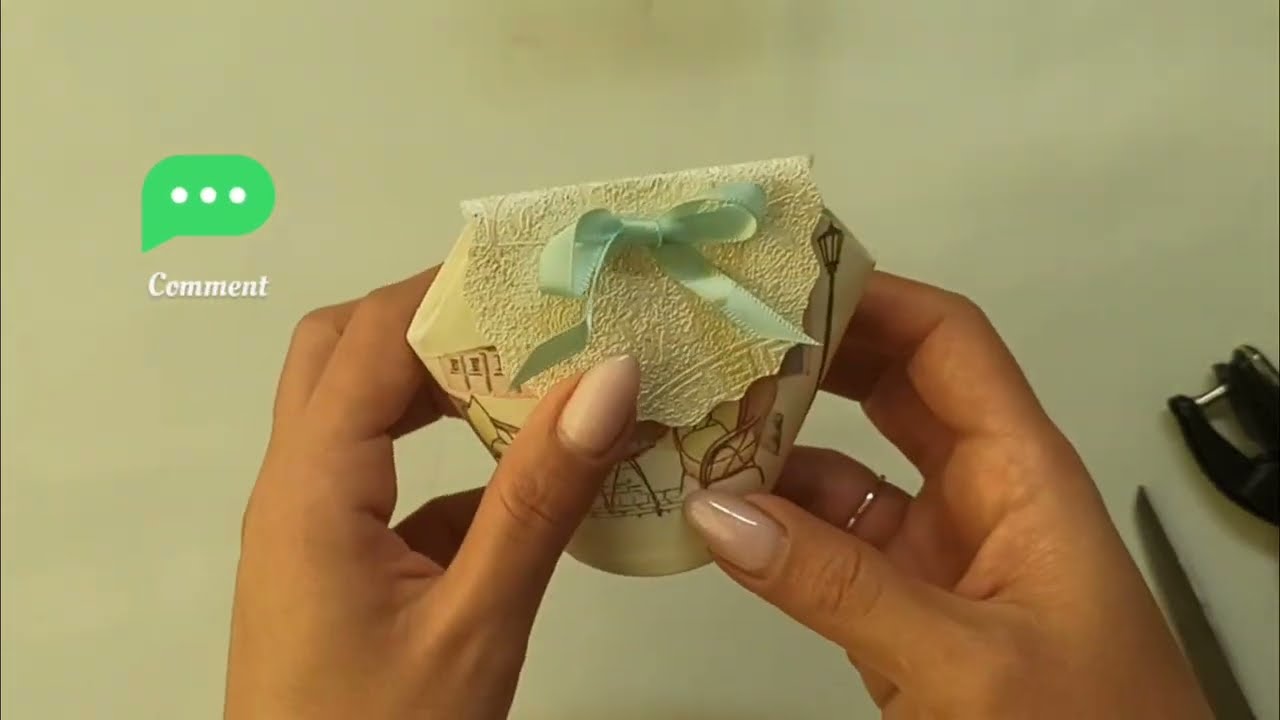 🎁 DIY Paper Mug Gift 💖