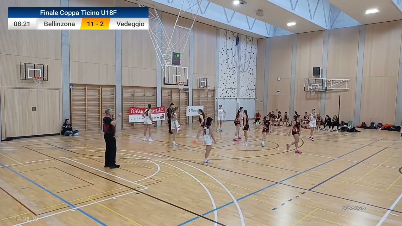 Finale Coppa Ticino U18F 2025 BELLINZONA Vs BC VEDEGGIO U18F