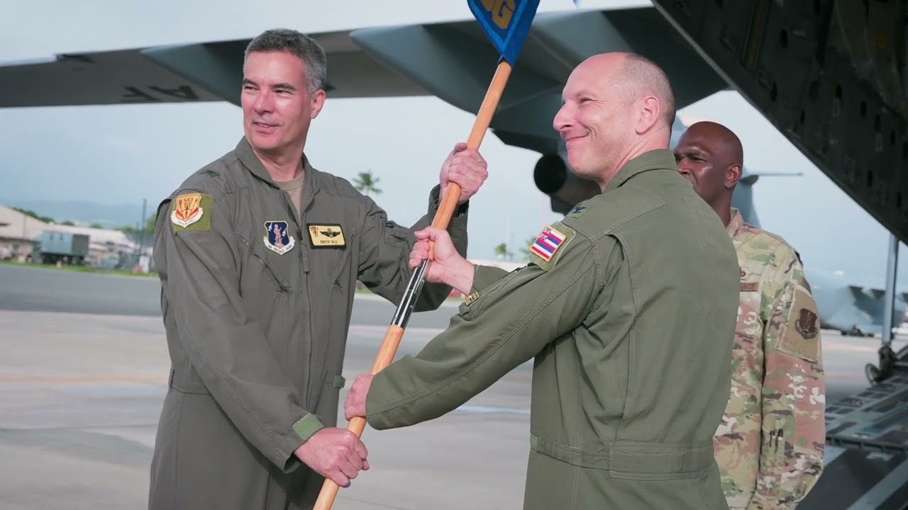 154th Operations Group Change of Command