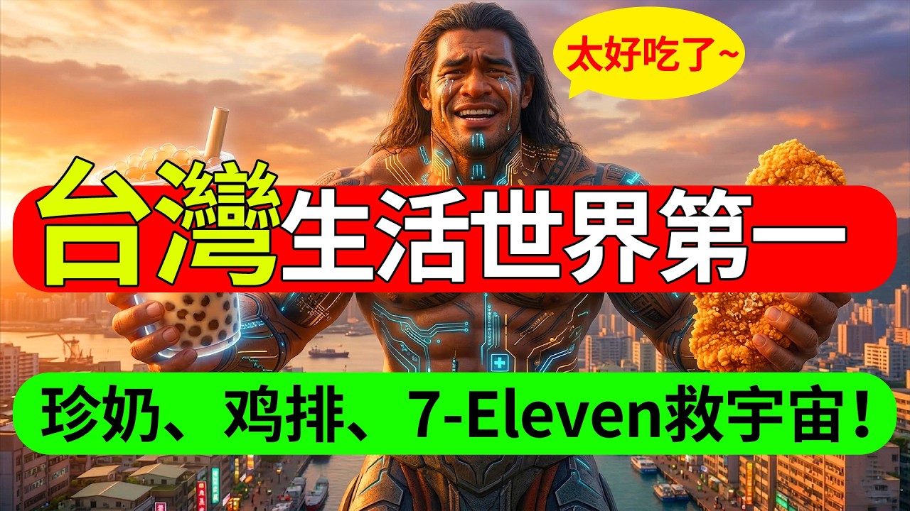 珍奶、雞排、7 Eleven救宇宙！台灣生活便利度真的世界第一！#台湾生活#台湾便利商店#珍奶鸡排#7 Eleven#台湾美食