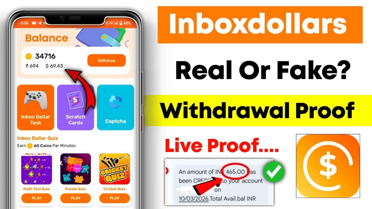 InboxDollars App Real or Fake? | InboxDollars withdrawal proof | InboxDollars Full Review Hindi