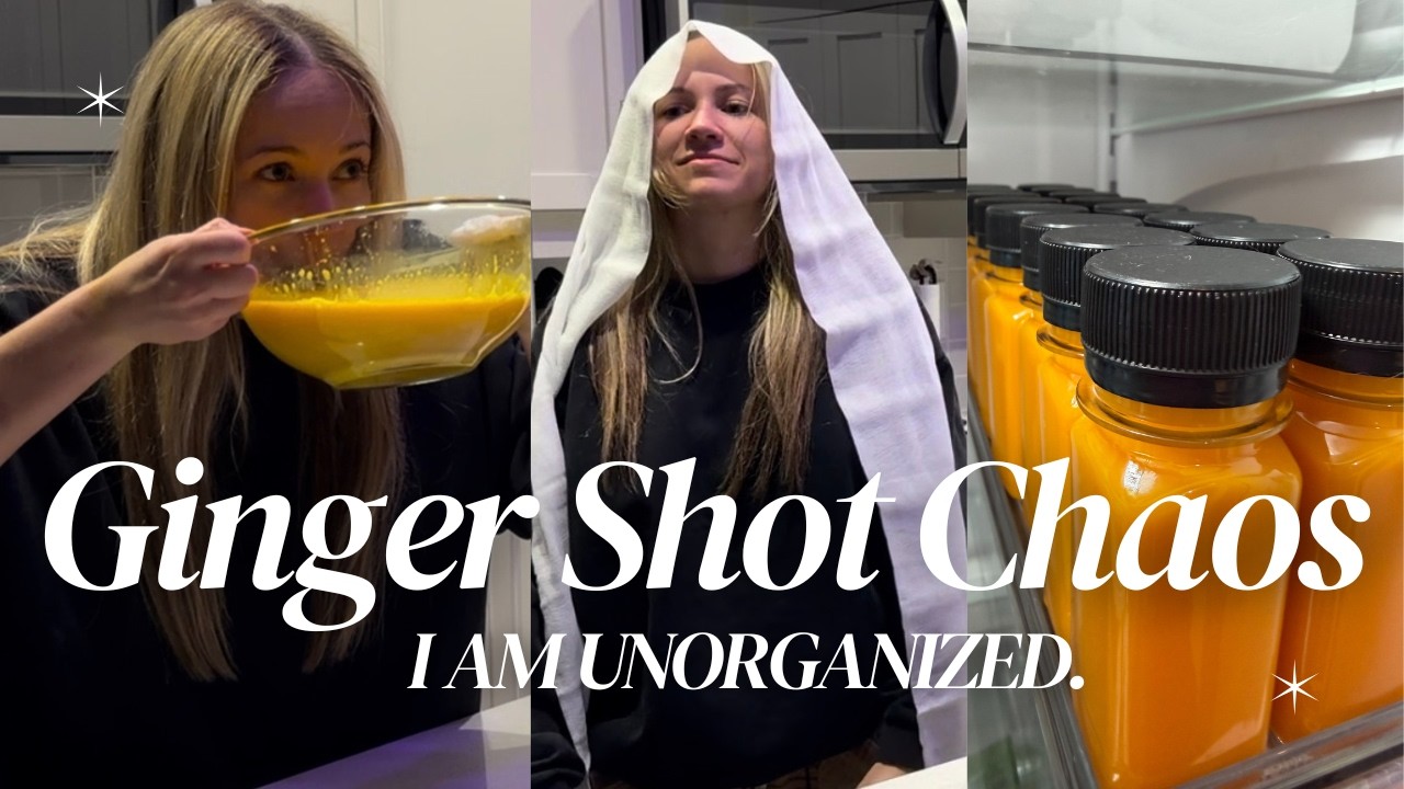 Making Ginger Shots While Everything Goes Wrong