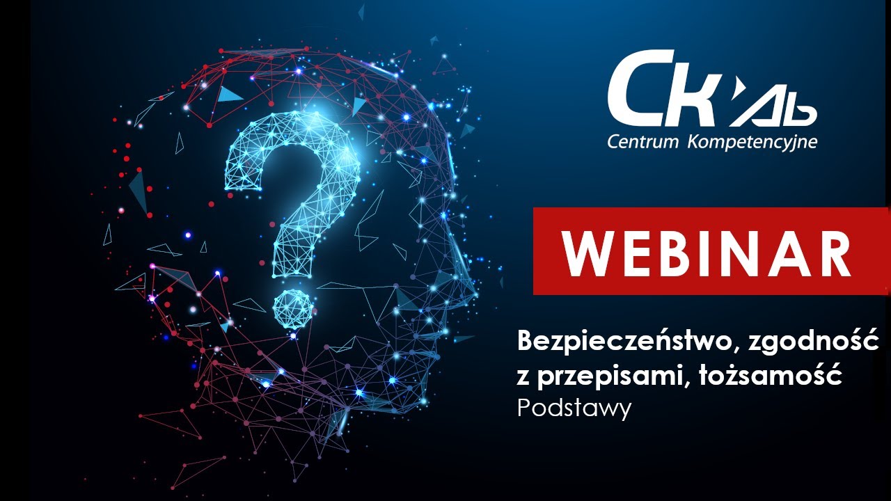 Bezpieczeństwo, zgodność z przepisami, tożsamość — podstawy