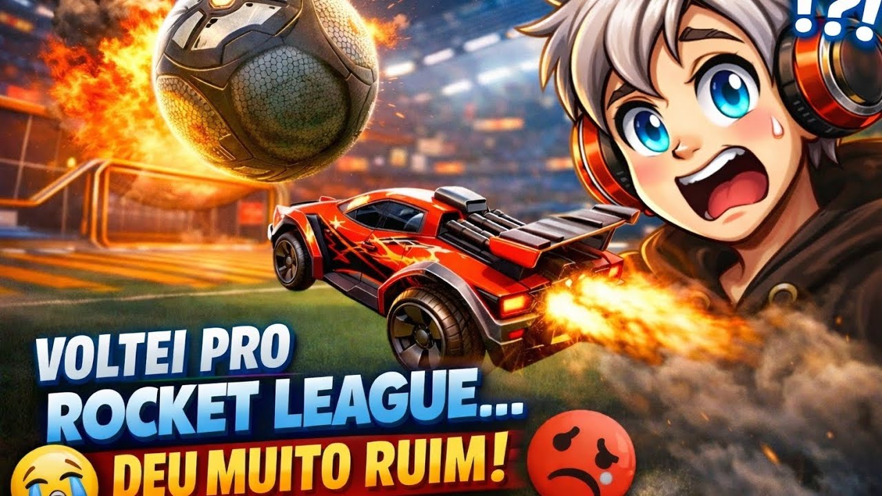 ENTREI EM PARTIDAS NO ROCKET LEAGUE… E OLHA NO QUE DEU 😱