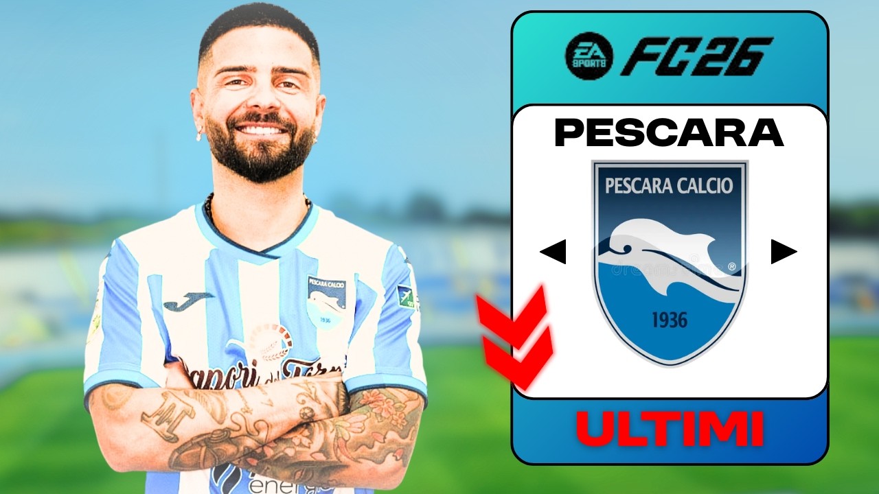 Ho ricostruito il PESCARA con soli giocatori ITALIANI su FC 26!