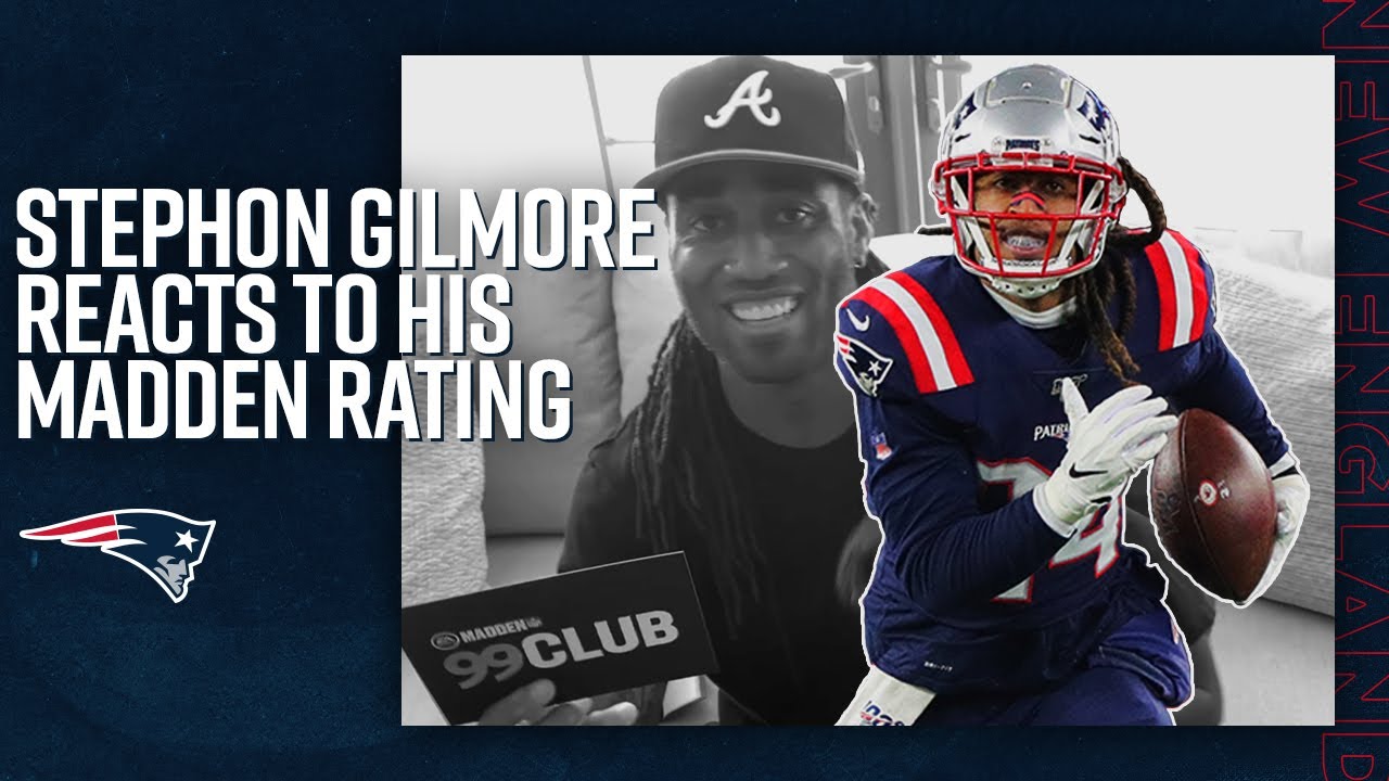 Stephon Gilmore Reacts to 99 Rating in Madden 21: 