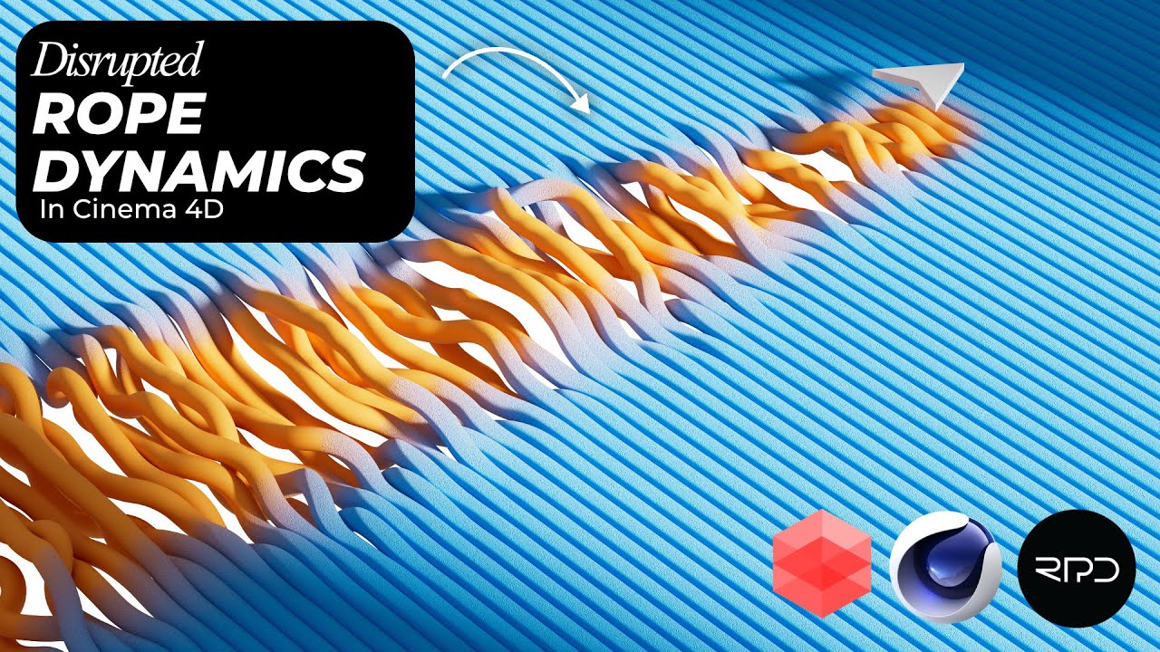 Disrupted Rope Dynamics in Cinema 4D & Redshift