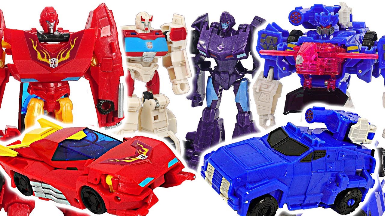 Transformers Cyberverse Hot Rod, Ratchet VS Soundwave, Shadow Striker battle! 