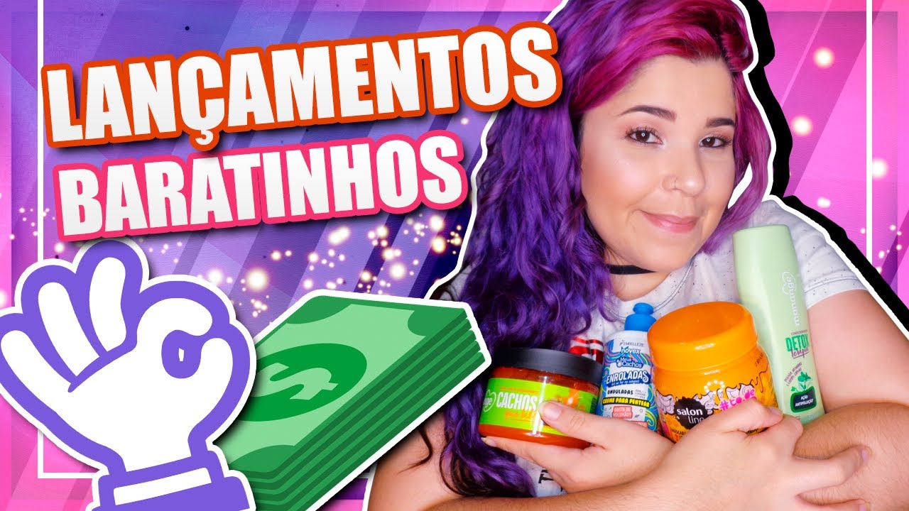 ROTINA DE LANÇAMENTOS BARATINHOS | Monange, Salon Line, Novex