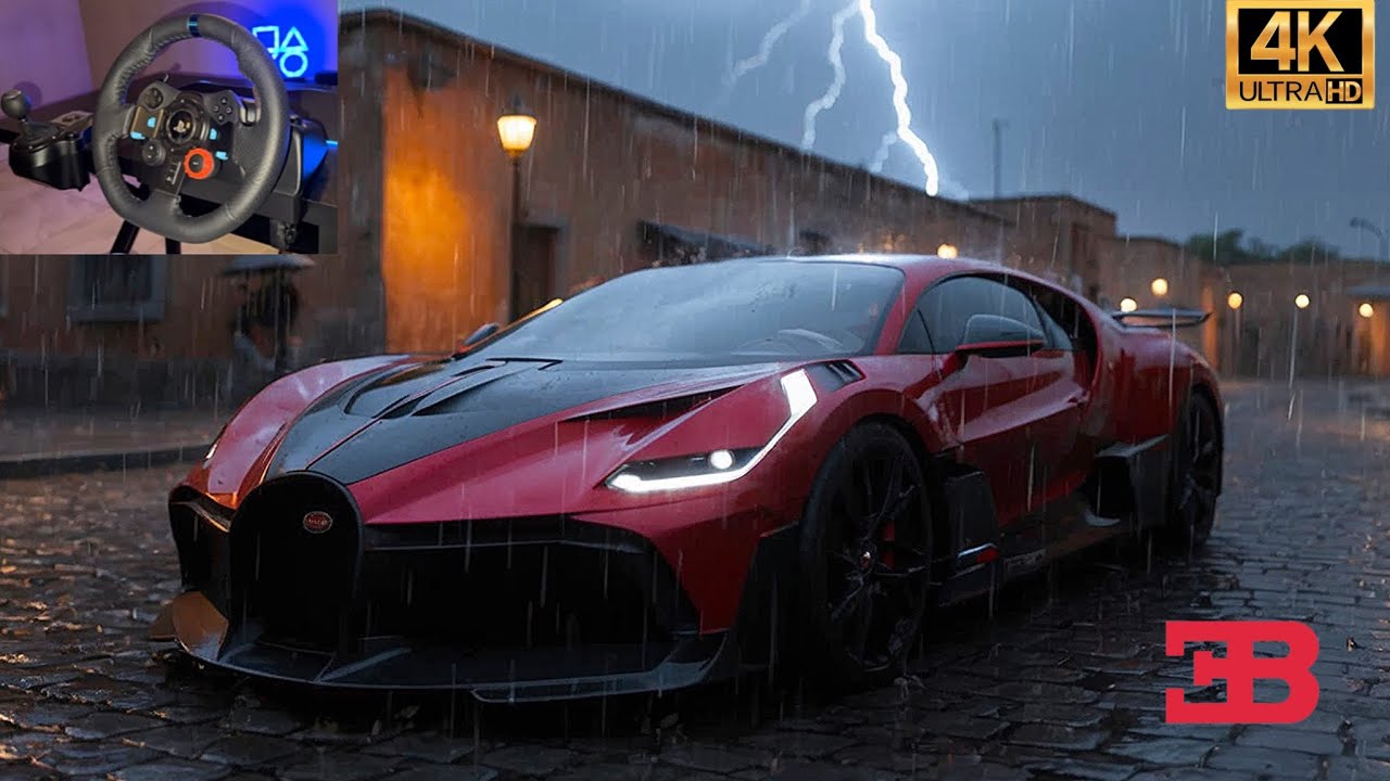 1470HP Bugatti Divo - Forza Horizon 5 l Steering Wheel Gameplay