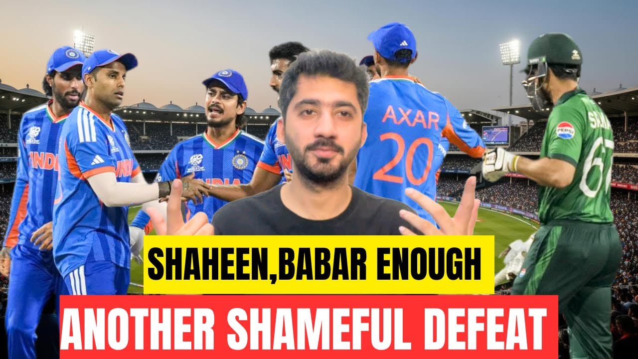 India Thrashed Pakistan Again | Shameful Performance By Team Pakistan | Babar Azam, Shaheen Afridi