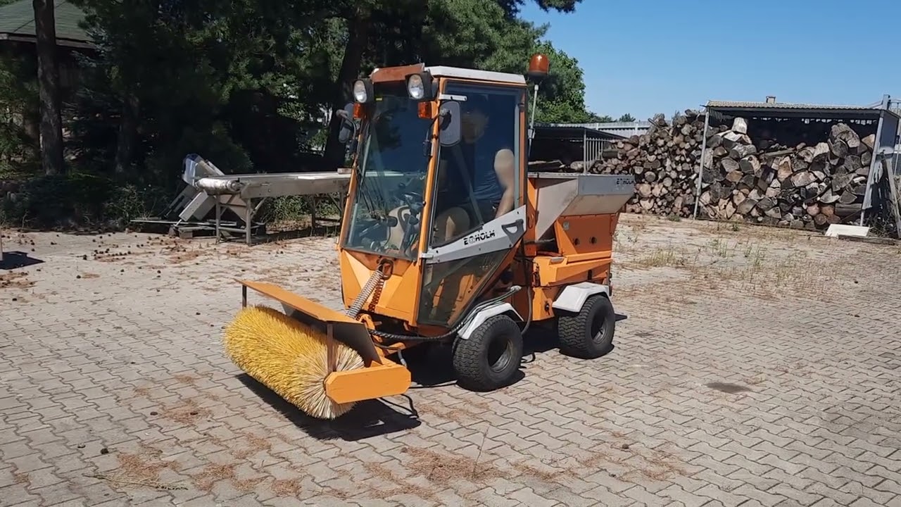 Traktorek komunalny, multicar EGHOLM 2100, 4x4 + zamiatarka, posypywarka, hak na aukcji Flotilo.pl
