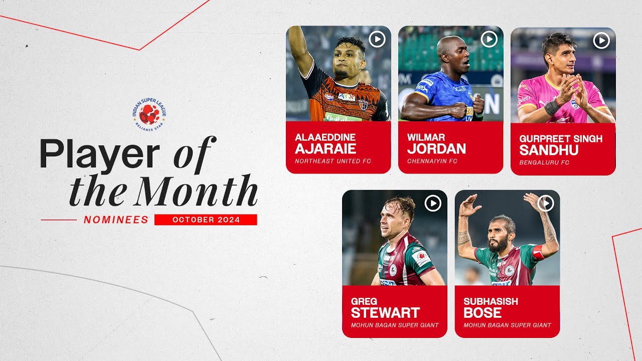 Player of the Month Nominees | October 2024 | ISL 2024-25