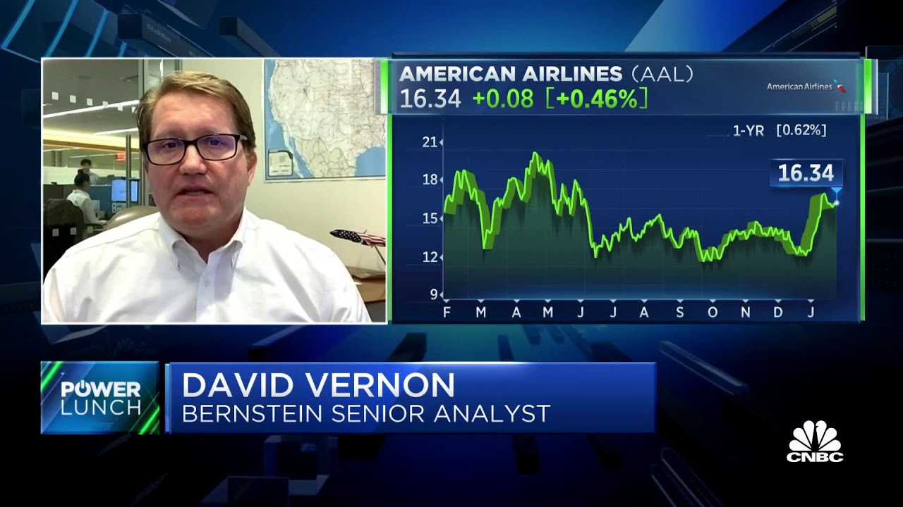 Bernstein's David Vernon discusses his favorite airline stocks