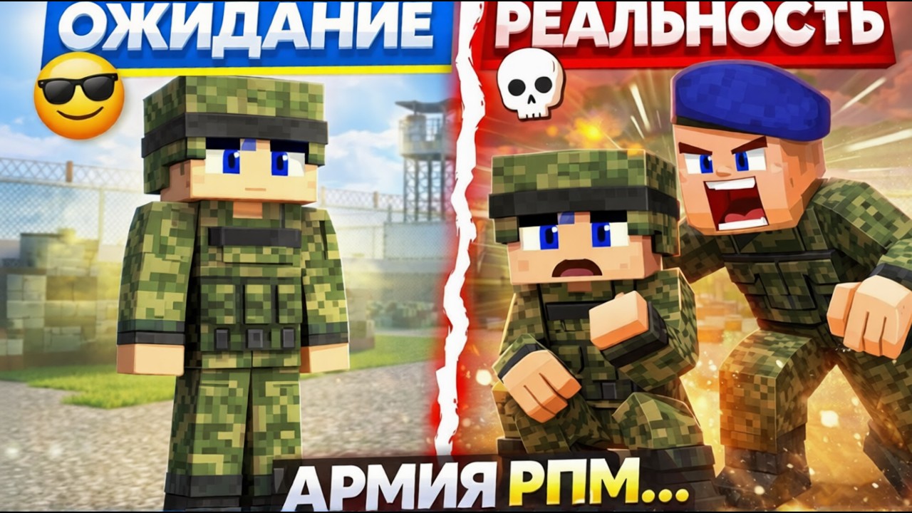 ОЖИДАНИЕ vs РЕАЛЬНОСТЬ В АРМИИ РПМ | RPM Roleplay #rpmroleplay