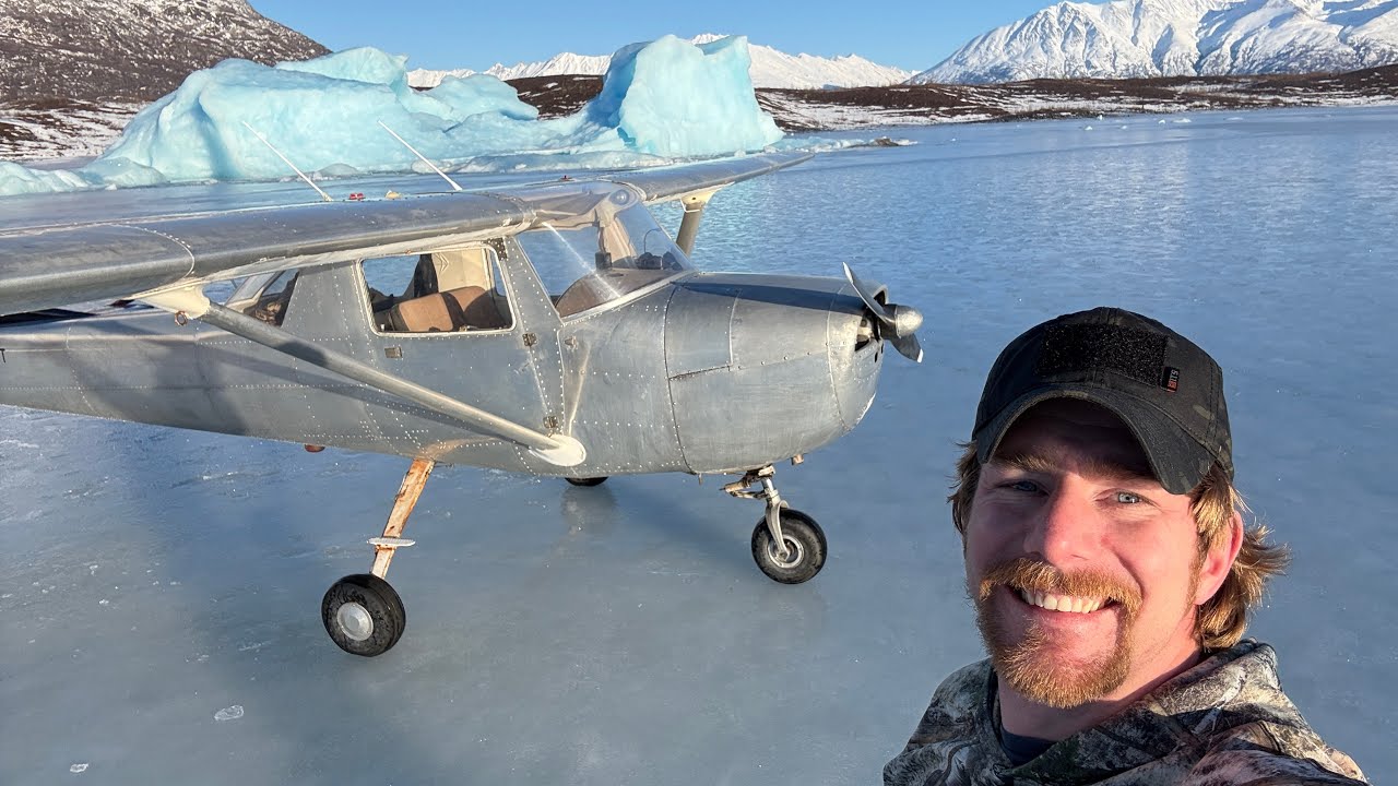 Can you land a Cessna 150 on Ice? Alaskan Glacier!