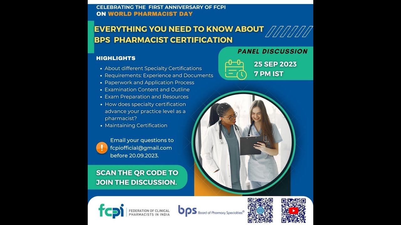 Panel Discussion - Everything you need to know about BPS Pharmacist Certification