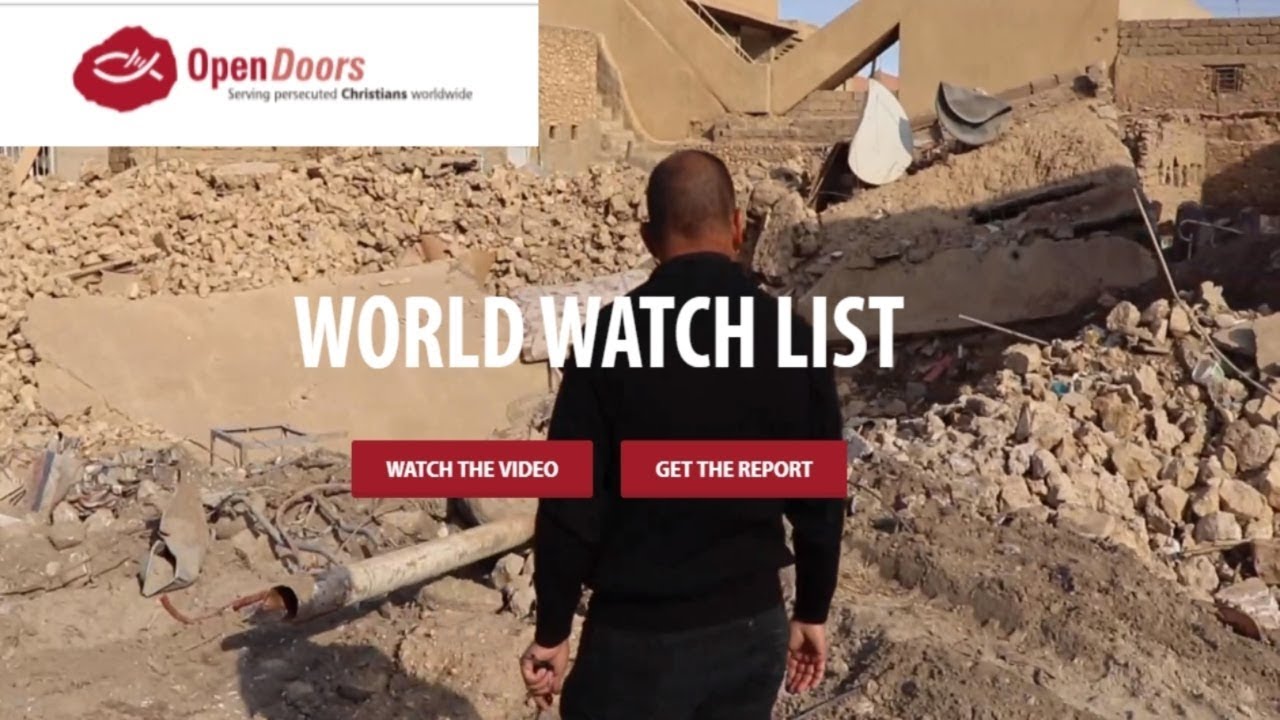 WORLD WATCH LIST for PERSECUTION OF CHRISTIANS