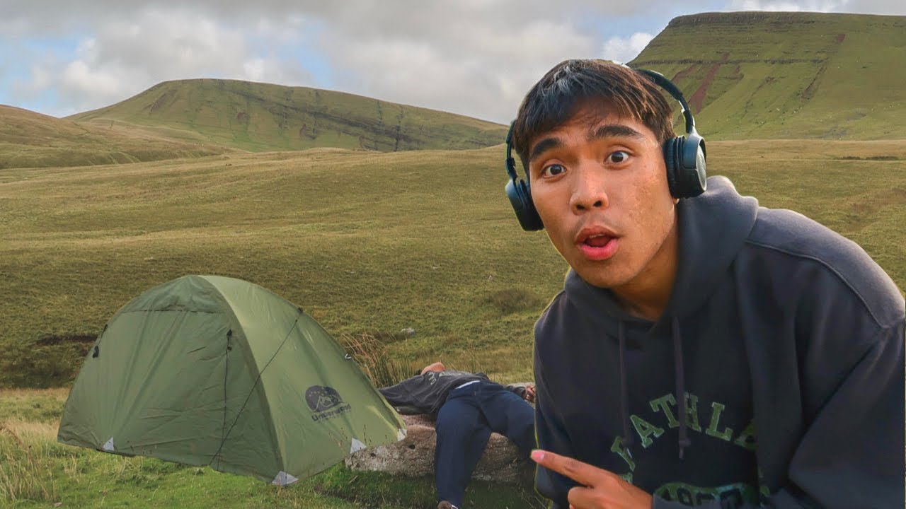 MY LIFE IN EUROPE: Solo camping in the middle of nowhere | hiking around a lake | cooking steak
