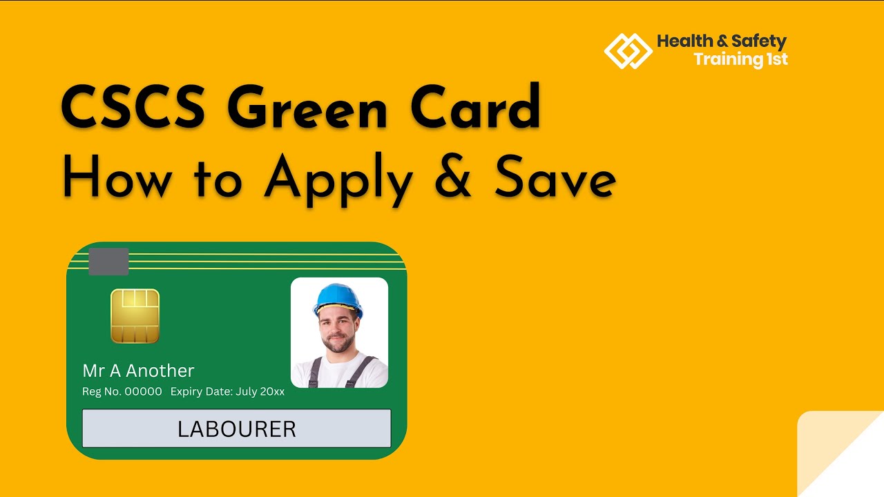 CSCS Green Card Guide 23 | Apply & Save ⭐⭐⭐⭐⭐