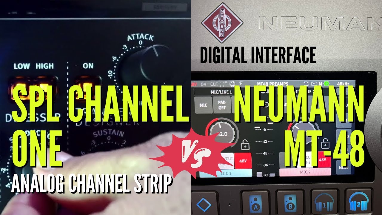 Neumann MT-48 vs. SPL Channel One – The Ultimate Voice-Over Preamp Showdown!