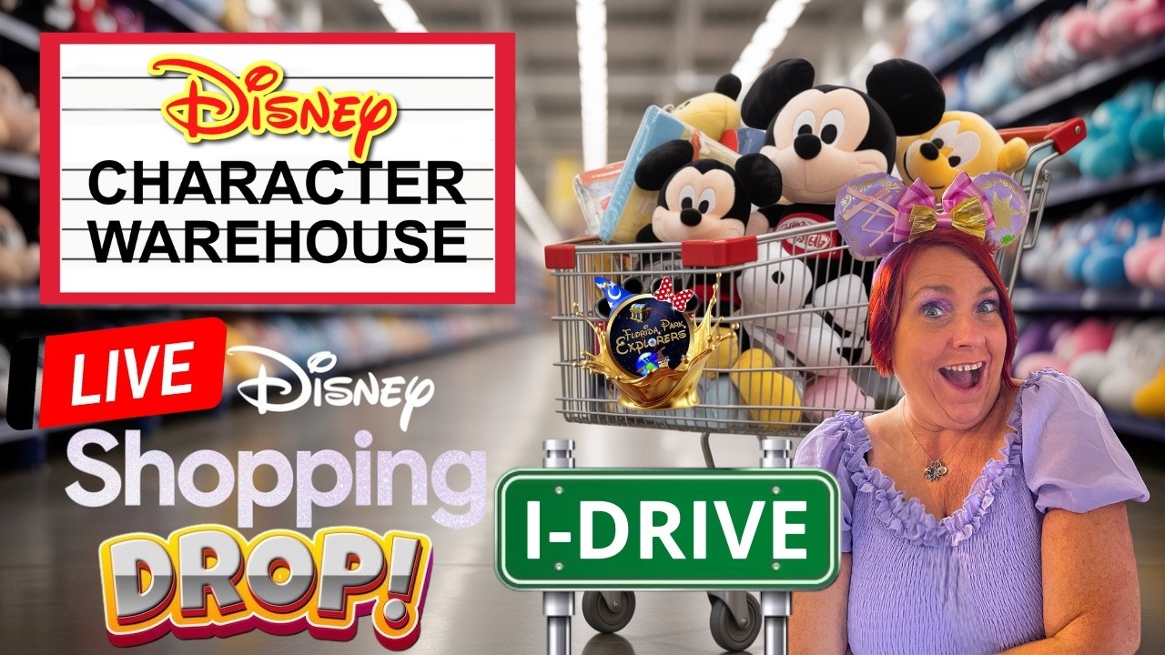 LIVE  SHOPPING at Disney&rsquo;s Character Warehouse