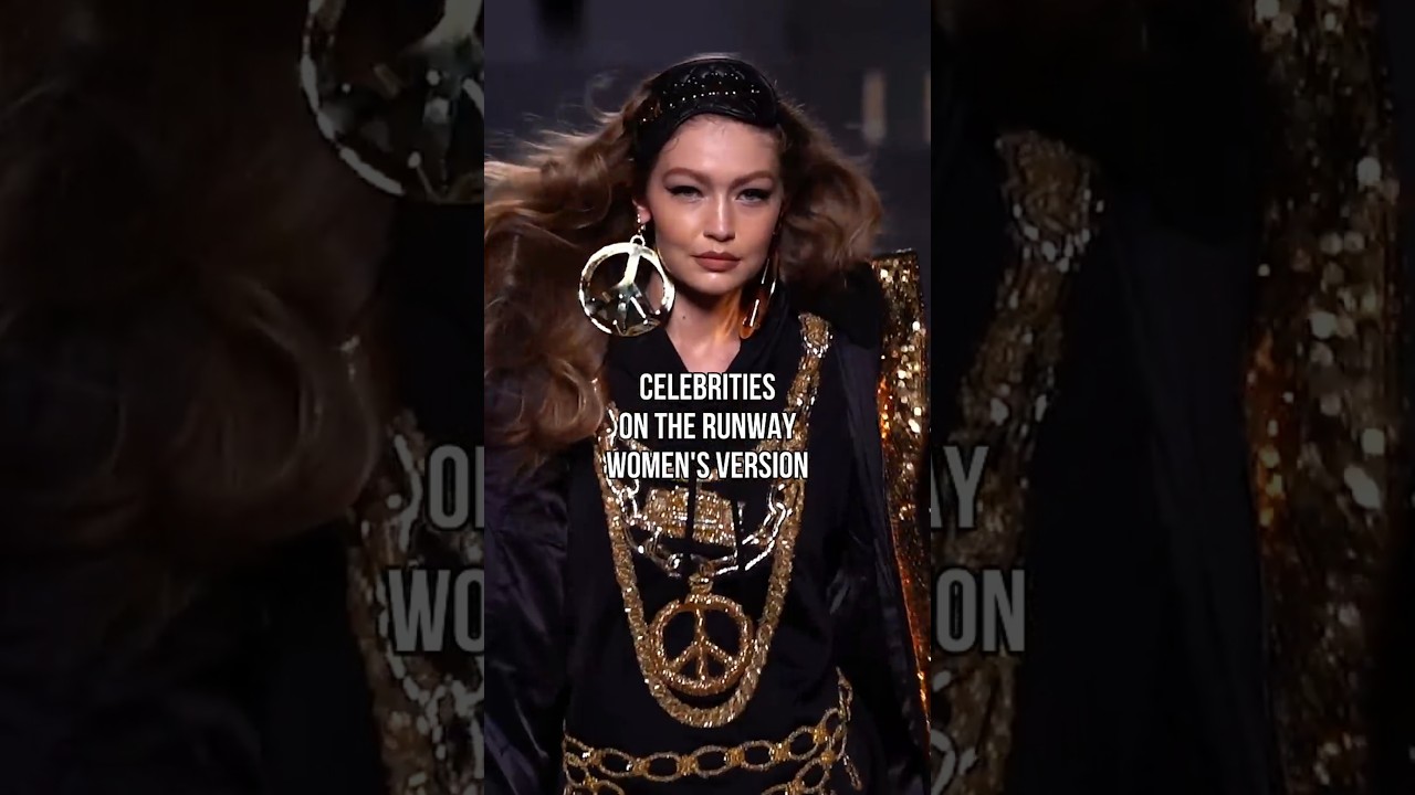 Celebrities on the runway Women's Version ✨