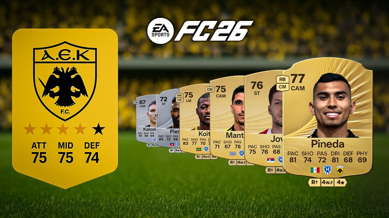AEK Athens Ratings EA FC 26 | How Strong is AEK?