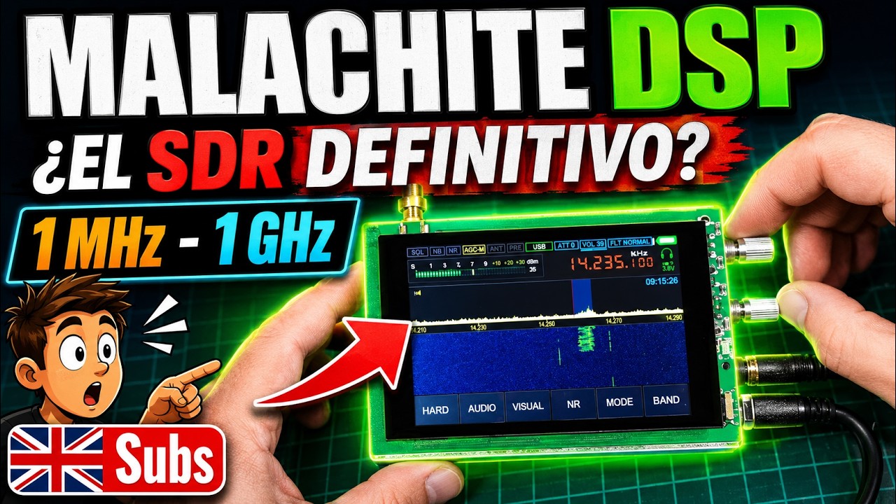 📡 Обзор MALACHITE / MALAHIT DSP, CLONE (полное программное обеспечение) e, Gran Receptor SDR 📟