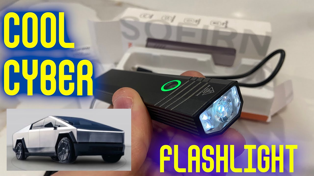 Распаковка и тестирование мощного фонаря SOFIRN ST1, созданного по мотивам киберпространства!
