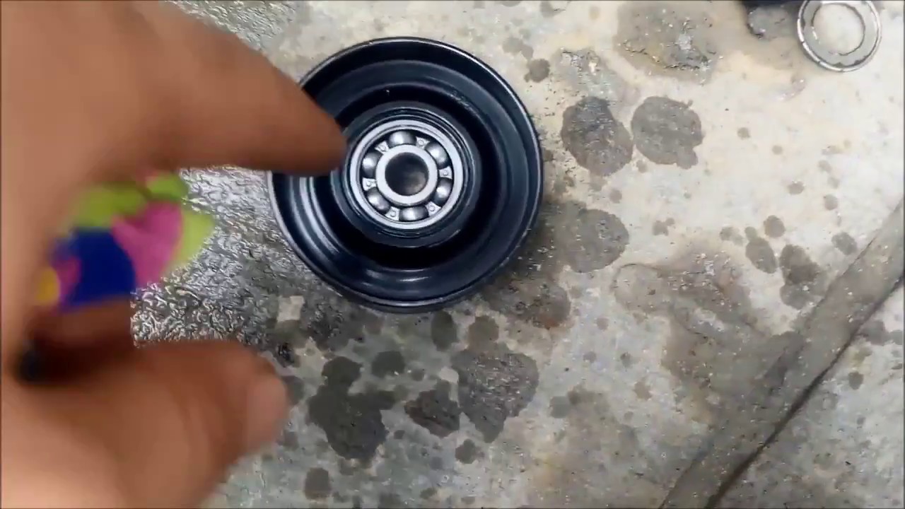 Обслуживание ролика натяжителя VQ25DE