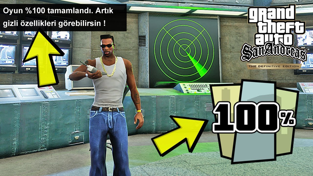 GTA SAN ANDREAS 'I %100 TAMAMLAYINCA BAKIN NE OLUYOR !? GTA San Andreas Definitive Edition