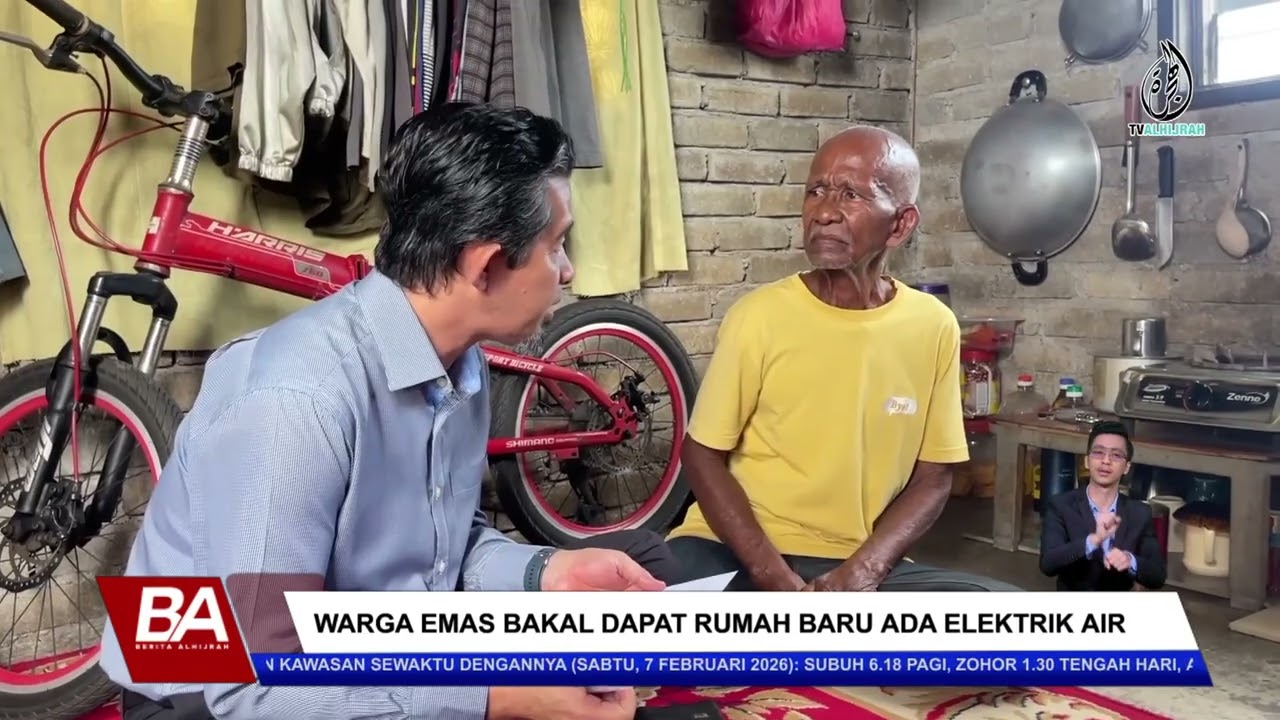 WARGA EMAS BAKAL DAPAT RUMAH BARU, ADA ELEKTRIK & AIR