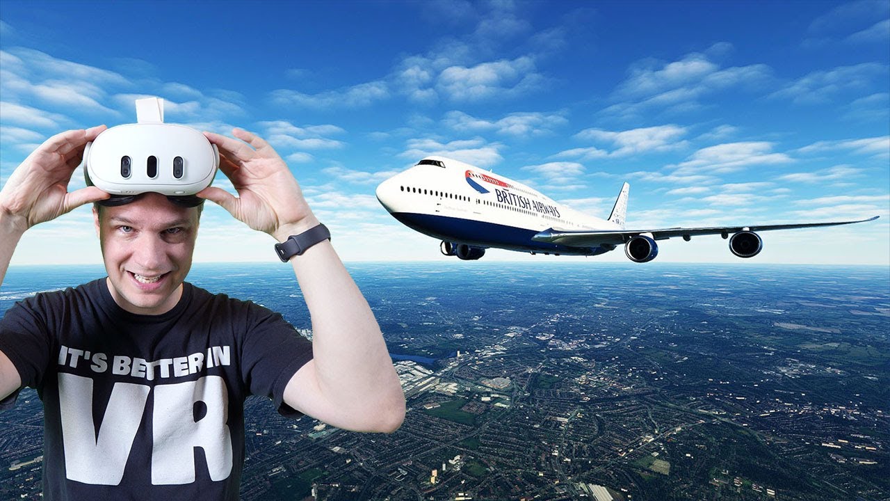 Microsoft Flight Simulator In VR With Meta Quest 3 Is AWESOME