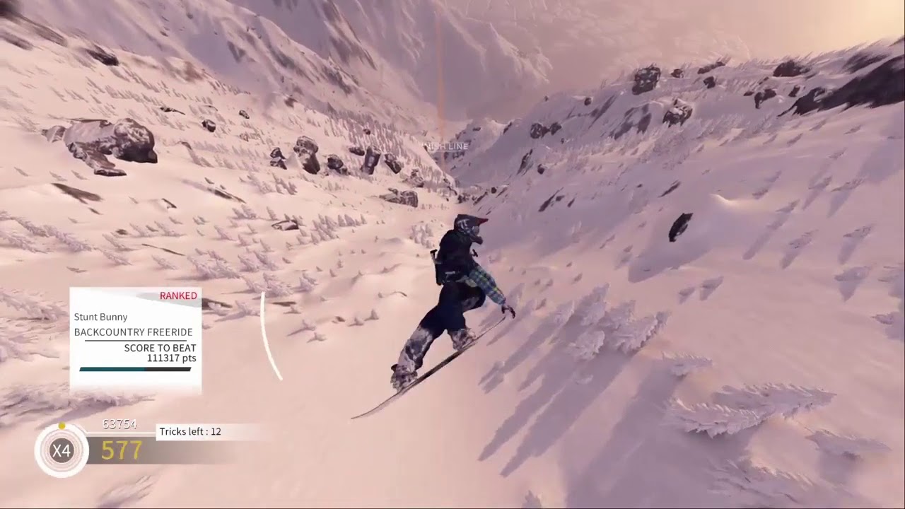 STEEP - Stunt Bunny World Record Score 111,654 By ZappZ