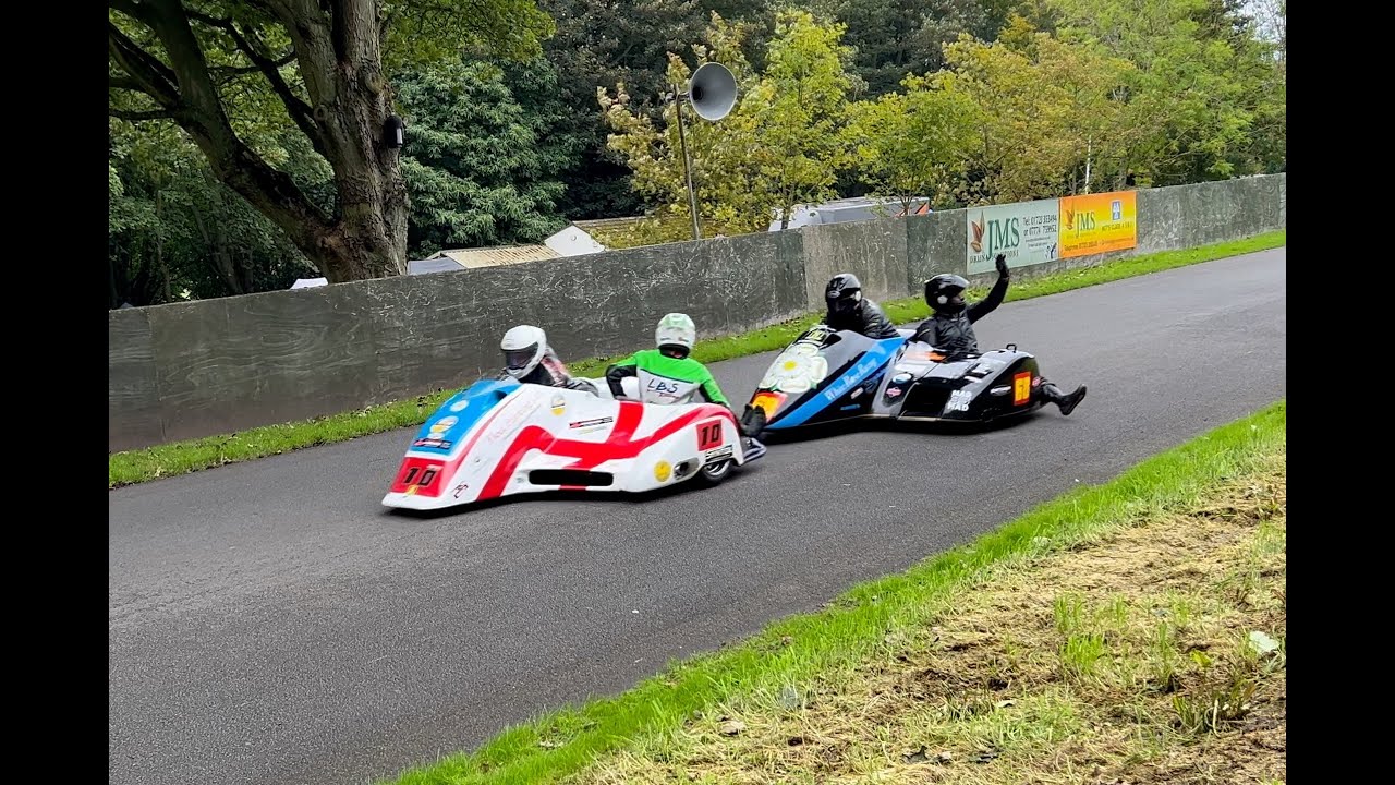 Olivers Mount, Steve Henshaw Gold Cup, 24th September 2023. BDS Motorcycles F2 Sidecars Race 12