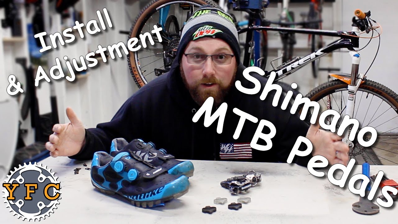Как установить педали Shimano MTB Contactless