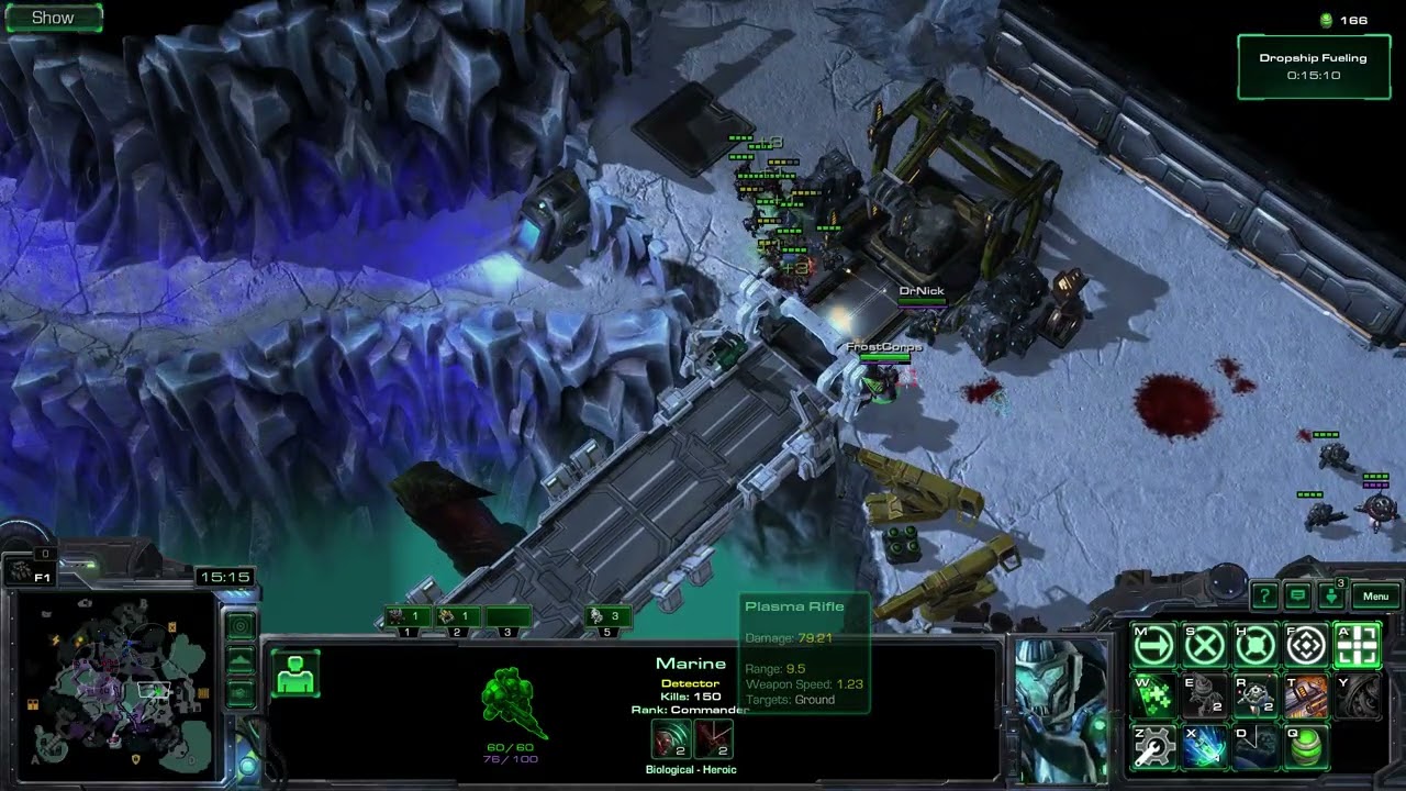 StarCraft 2 - Oh No It's Zombies 151(Arctic-M Maj. Adv.) || Marine - PR with ConP