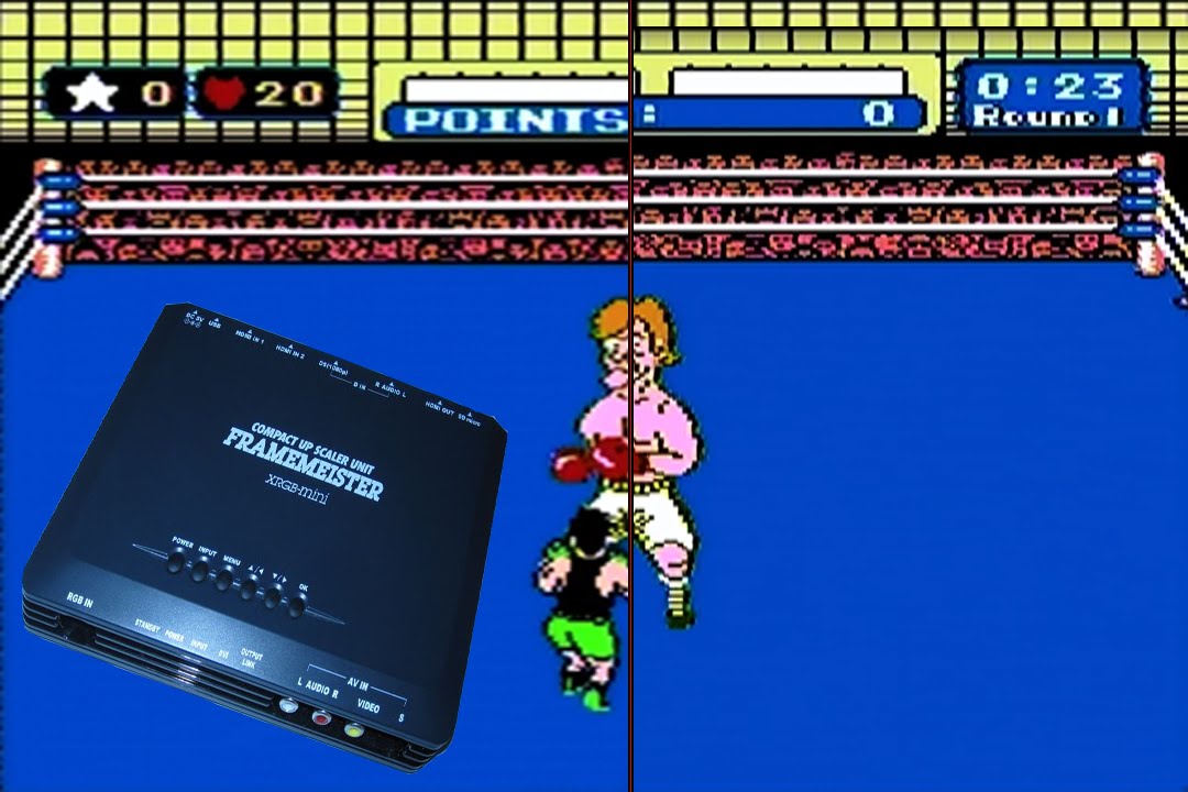 RamuneGaming | Framemeister NES Test | Av In Scaled to HD 720p