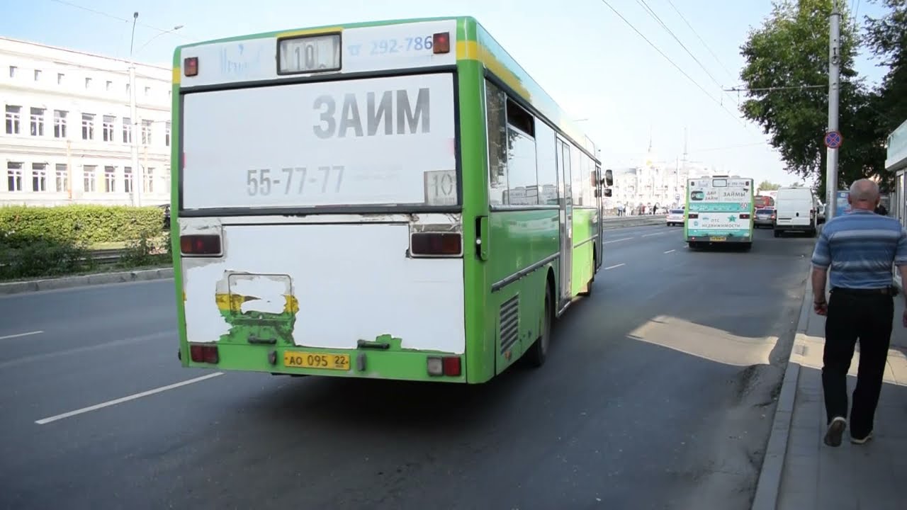 Автобус Mercedes-Benz O405 (АО 095 22). Покатушки по Барнаулу.