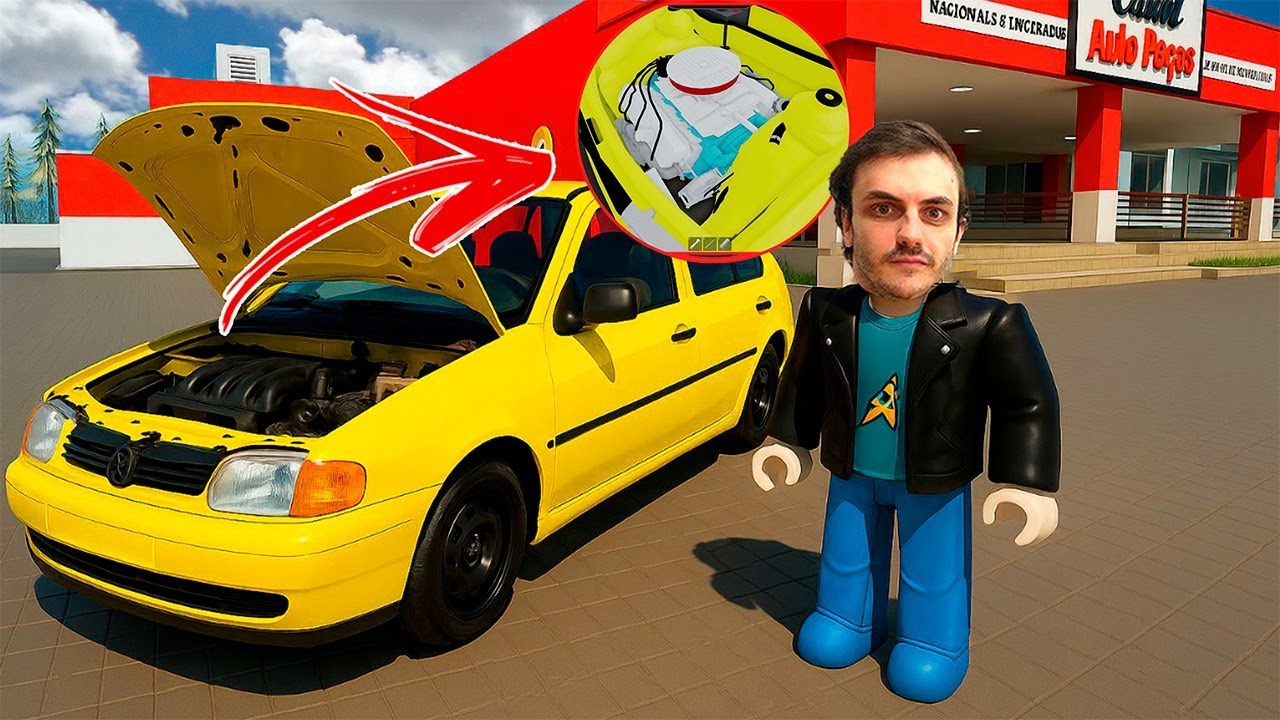NOVA ATUALIZAÇÂO, MONTEI UM GOL COM MOTOR V8 COM 4000 CAVALOS! ROBLOX