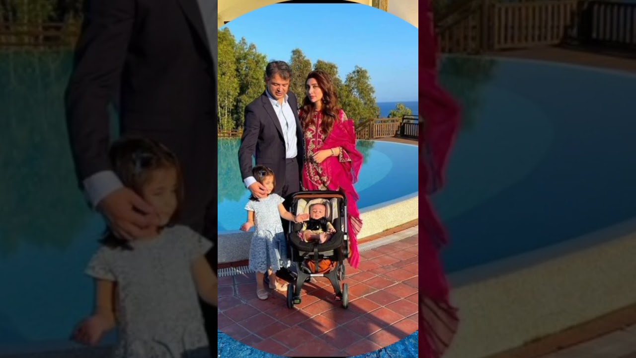 Aisha khan with her Family #pakistani #actress