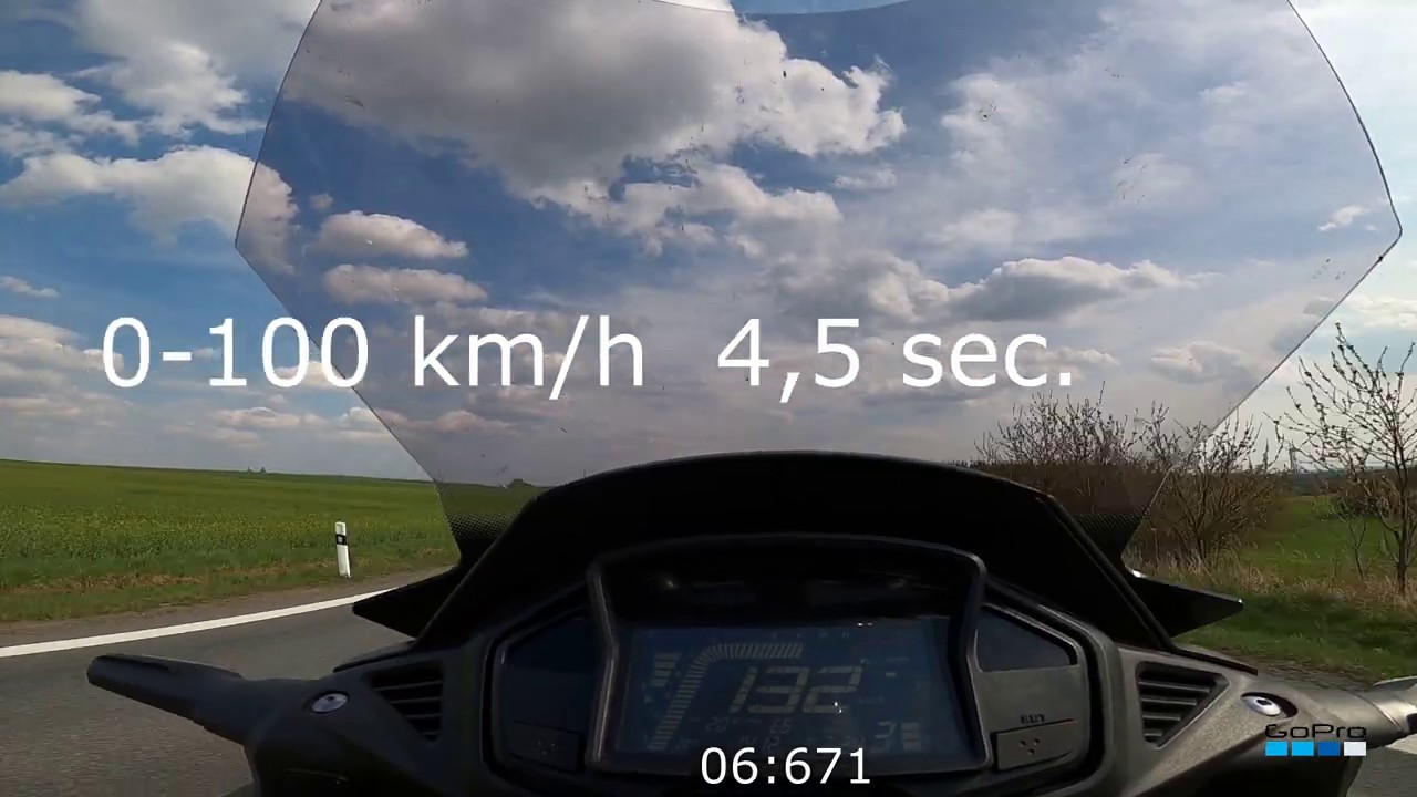 Honda VFR 800X Crossrunner acceleration 0-100-200km/h